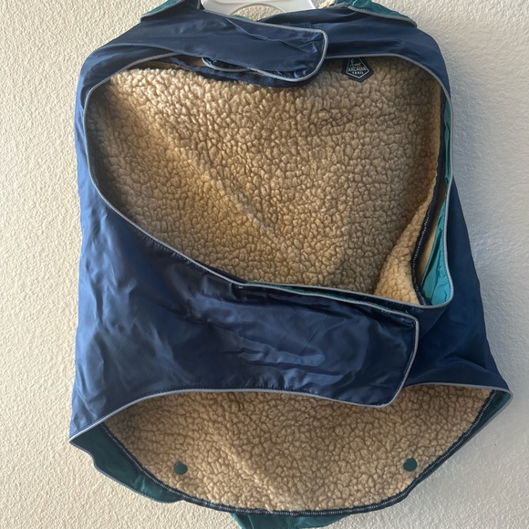 Dogs Teal and Gray Waterproof 3in 1 Jacket Sz XL - Picture 2 of 7